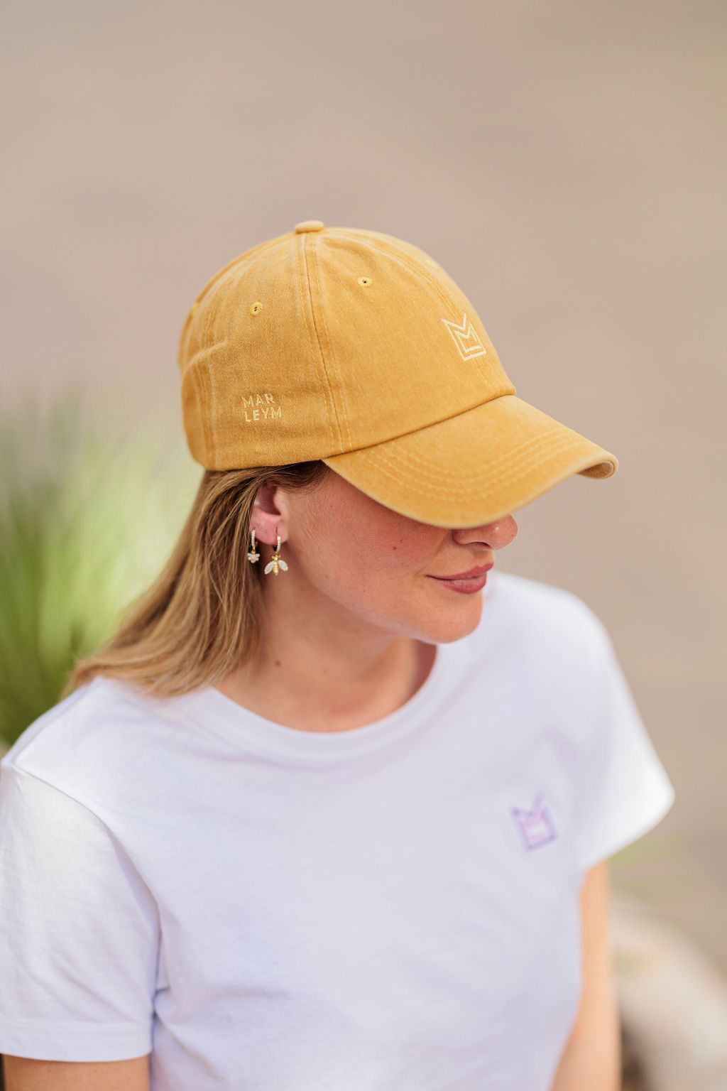 Gorra lavada bordado logo