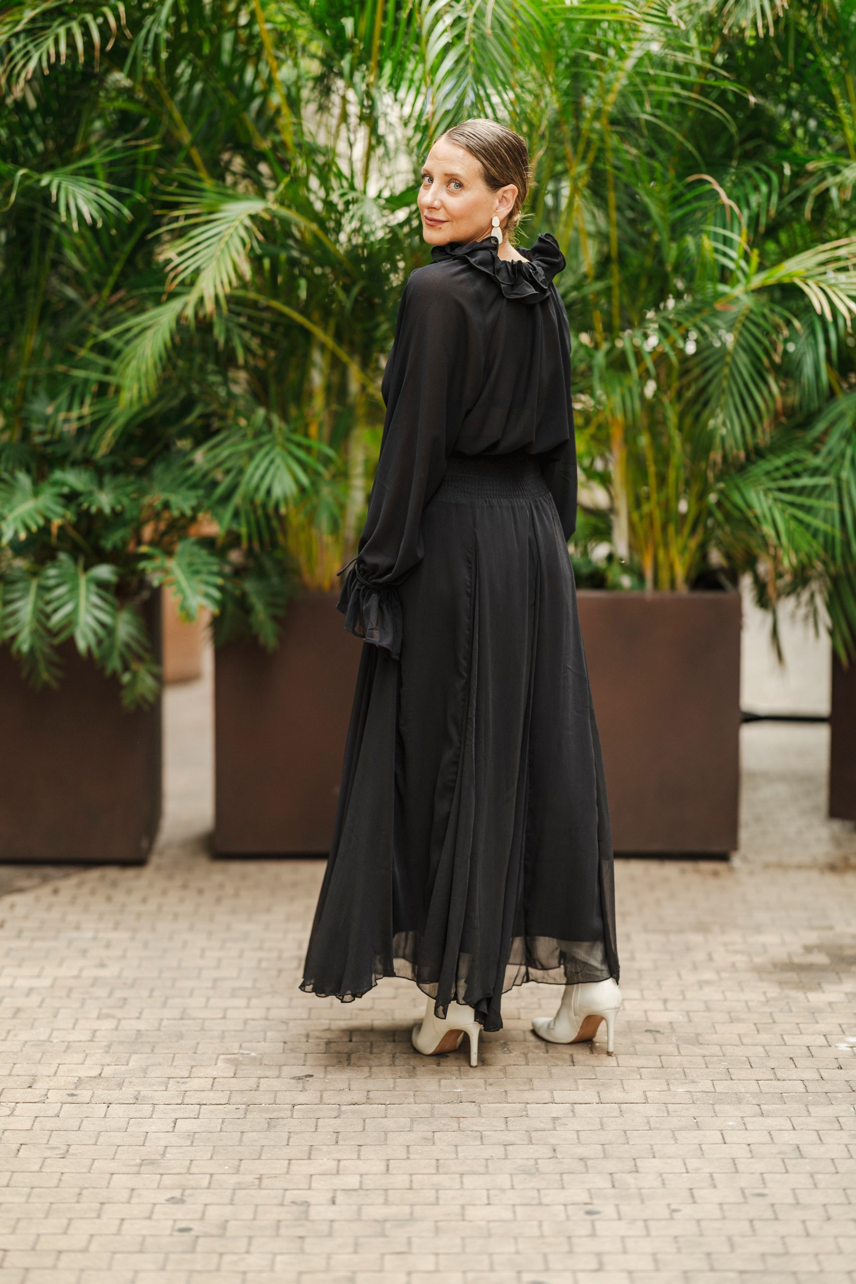 Blusa volante cuello - Imagen 4