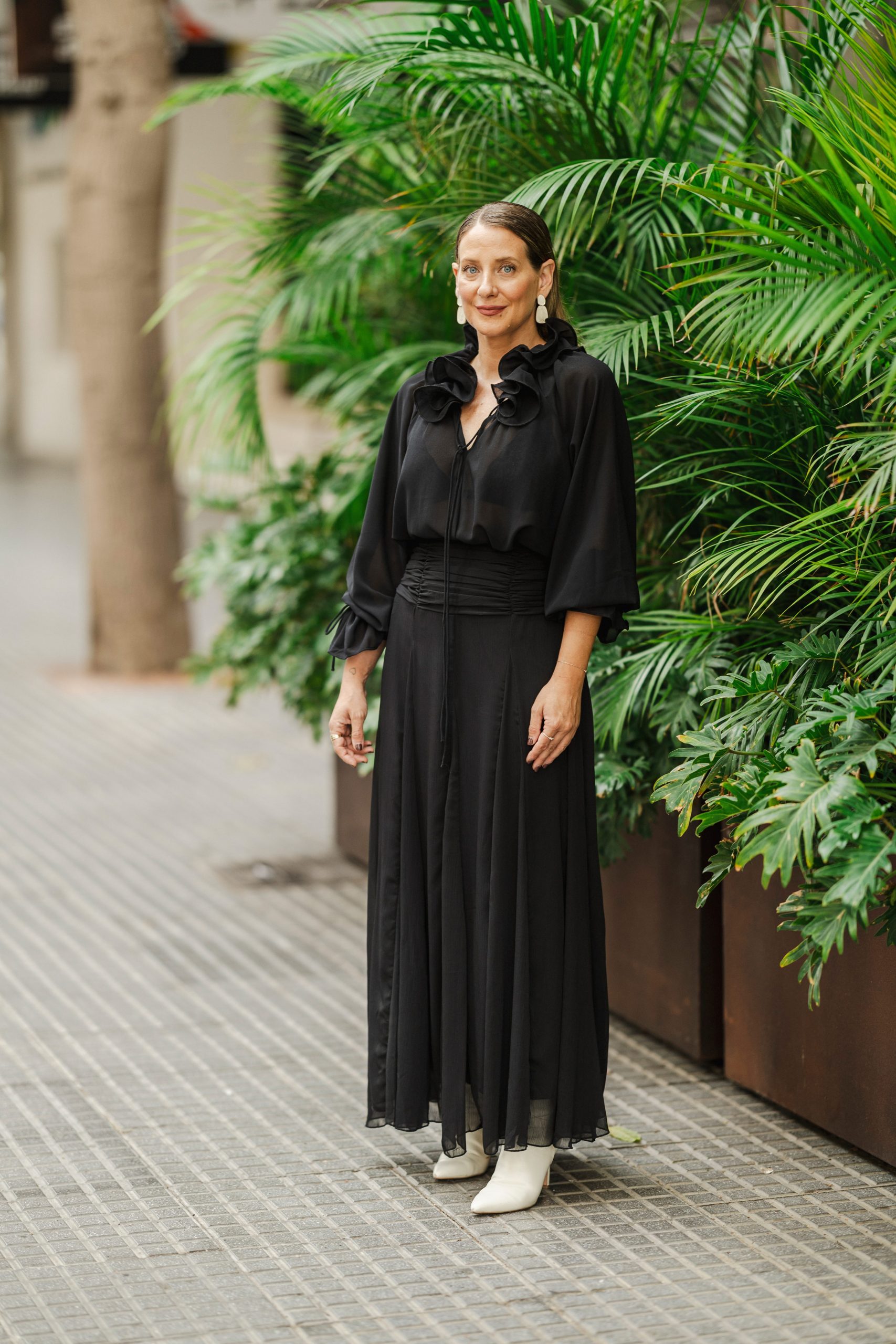 Blusa volante cuello - Imagen 3