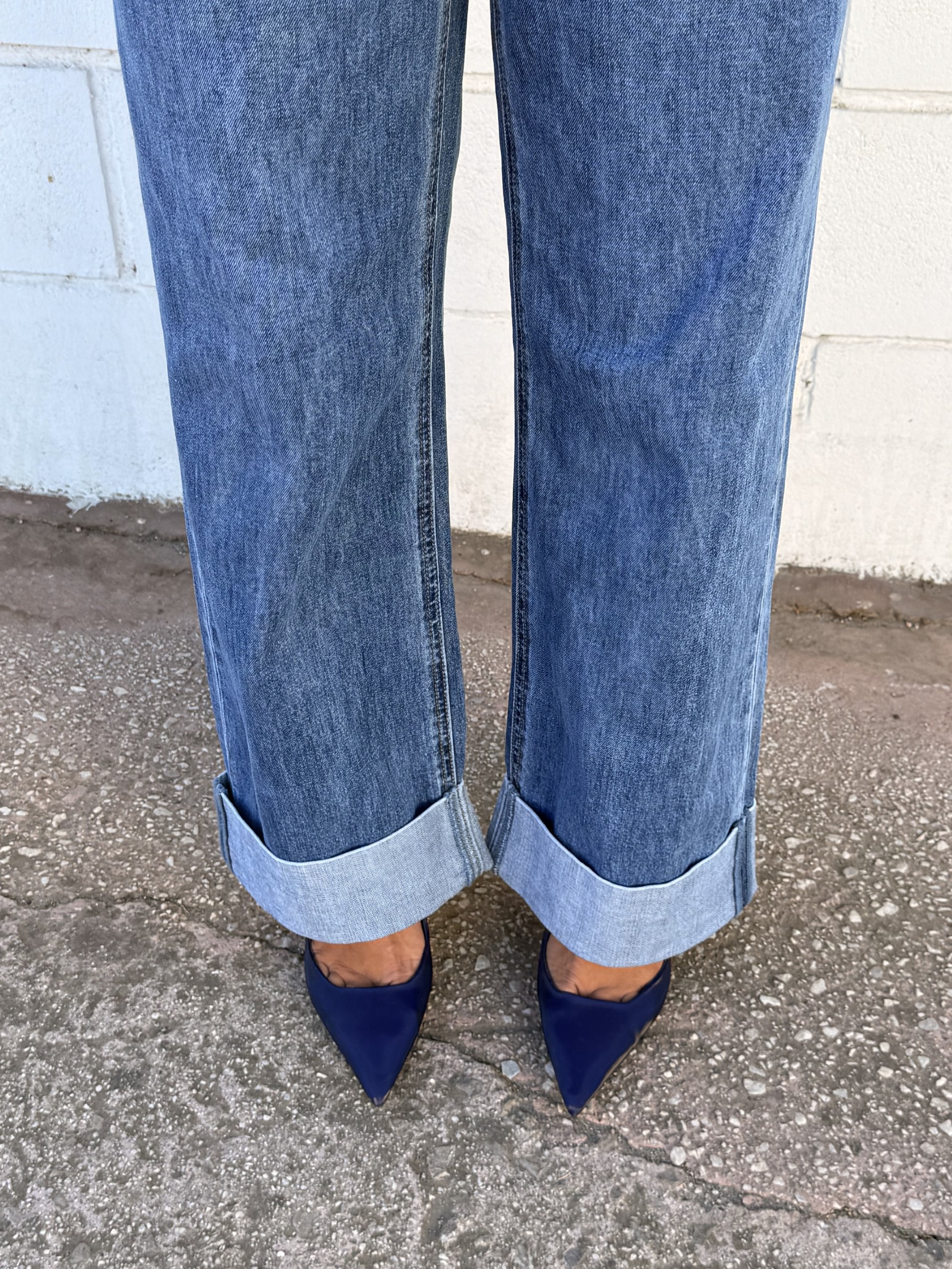 Jeans bajo vuelta - Imagen 2